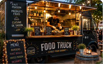 Food truck événementiel à Saint-Étienne